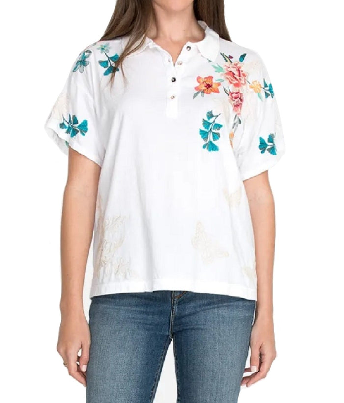 Johnny Was Lorne Polo Tee - J13521-5