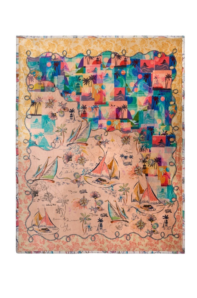 Johnny Was Marina Travel Blanket - H13626-5