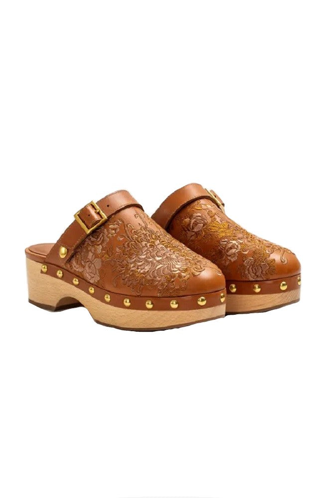 Johnny Was Mono Clog Tonal Slippers- JWS7722-6