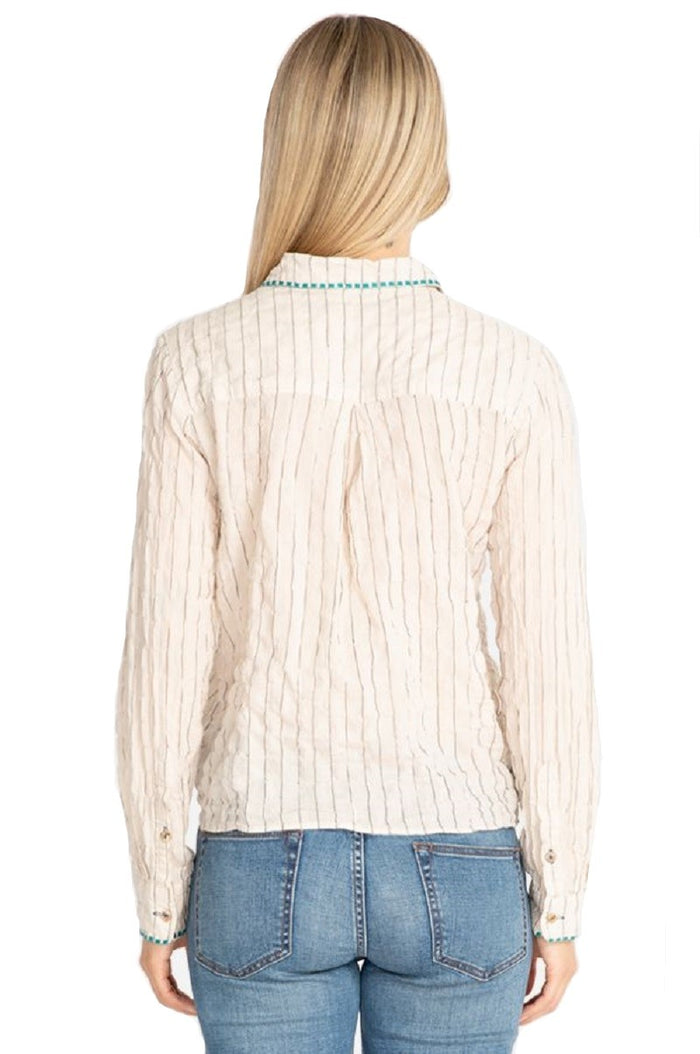 Johnny Was Nandi Tie Front Shirt - W11419-1