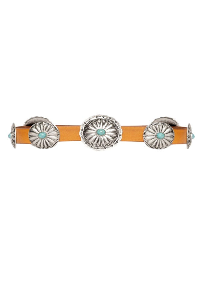 Johnny Was Petalo Italian Leather Conch Belt - RB3225-4