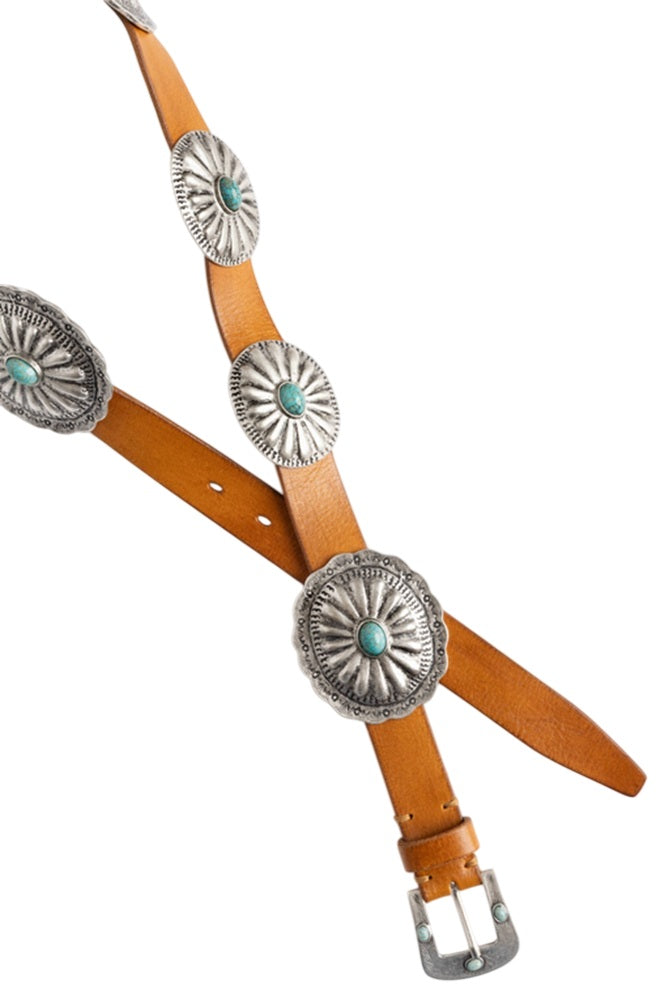 Johnny Was Petalo Italian Leather Conch Belt - RB3225-4
