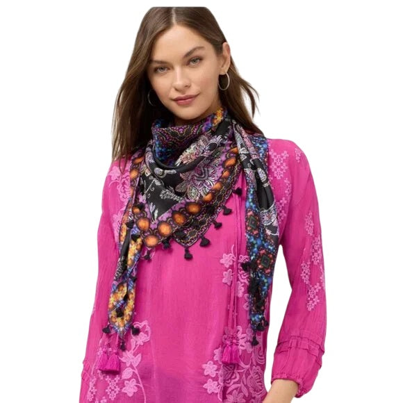 Johnny Was PETRA Silk Scarf - C94825-8