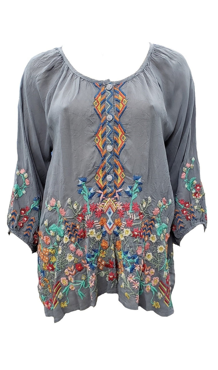 Johnny Was Sarah Blouse - C16319-2