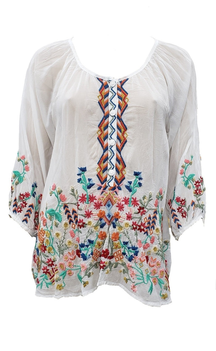 Johnny Was Sarah Blouse - C16319-2
