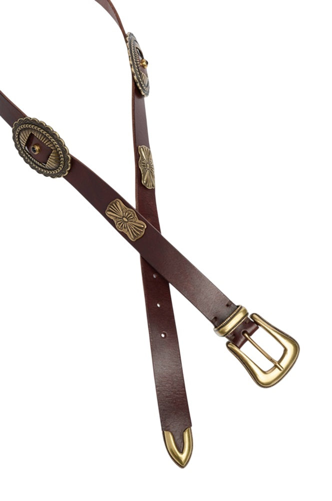 Johnny Was T.moro Guscio Italian Leather Conch Belt - RB6226-7