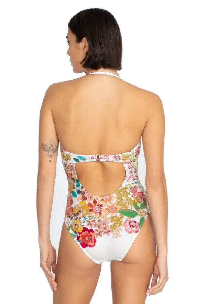 Johnny Was Twist Bra One-Piece Swimsuit - CSW6822-D