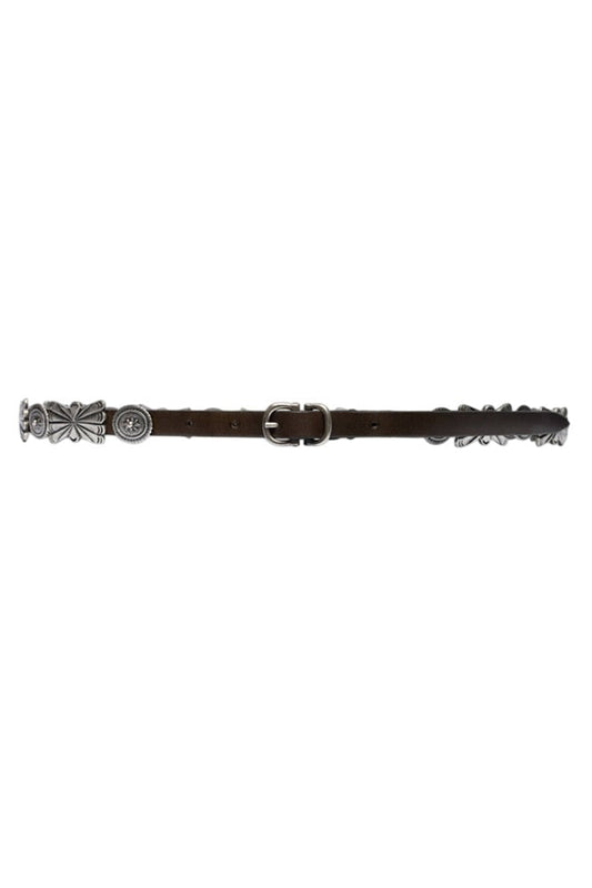 Johnny Was Veleno Armatura Italian Leather Conch Belt - RB6026-7
