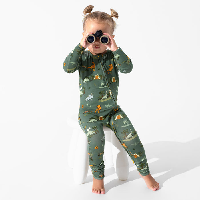 Jurassic Park: Safari Bamboo Convertible Footie