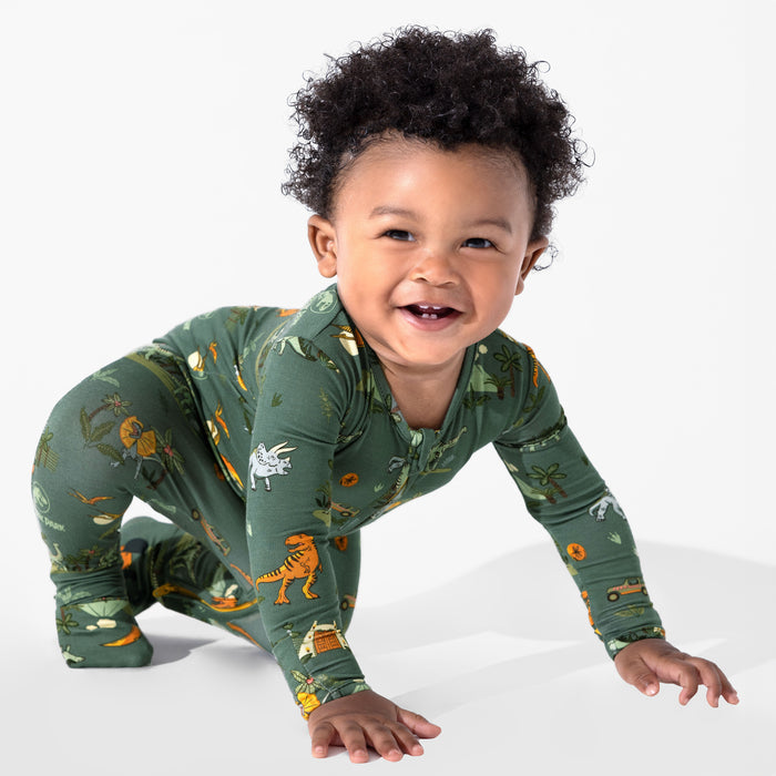 Jurassic Park: Safari Bamboo Convertible Footie