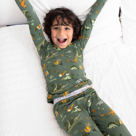 Jurassic Park: Safari Bamboo Kids Pajamas
