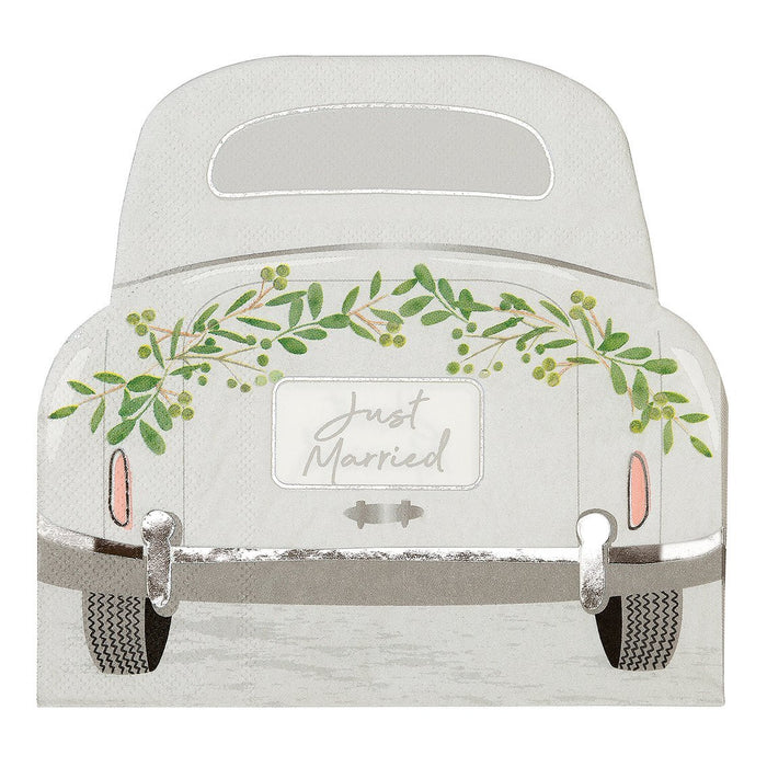 Just Married Shaped Napkins