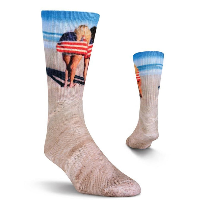K. Bell KurB Men's Americantastic Crew Sock One Size - KRM16H087-01