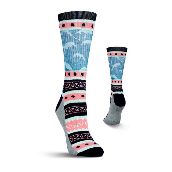 K. Bell KurB Women's Ebb & Flow Sub Crew Socks One Size - KRW16H032-01