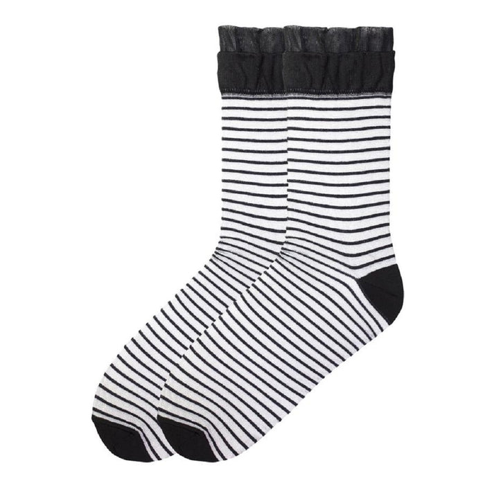 K. Bell Women's Linear Oppulence Crew Socks One Size - KCWF15H009-01
