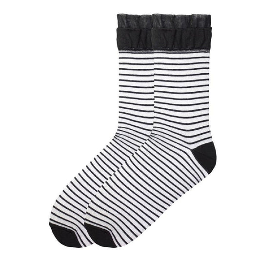 K. Bell Women's Linear Oppulence Crew Socks One Size - KCWF15H009-01