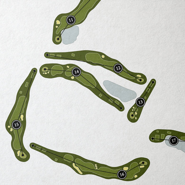 Kinsale Golf & Fitness Club | Golf Course Map | Close Up