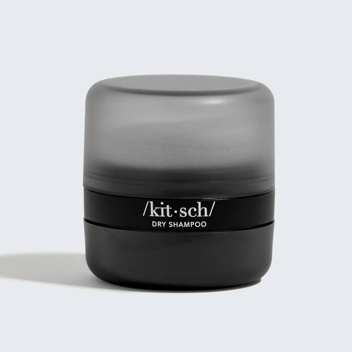 KITSCH Dark Volumizing Rice Protein Dry Shampoo with Puff