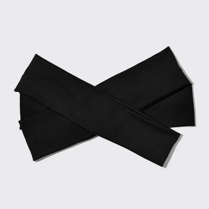 KITSCH Recycled Active Headbands 3pc Set- Black