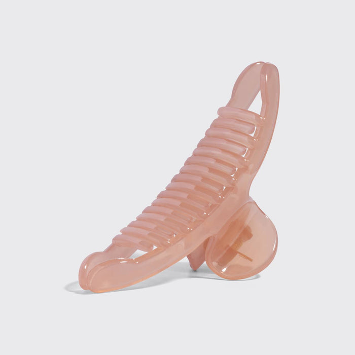 KITSCH Recycled Plastic Large Arched Clip - Soft Pink