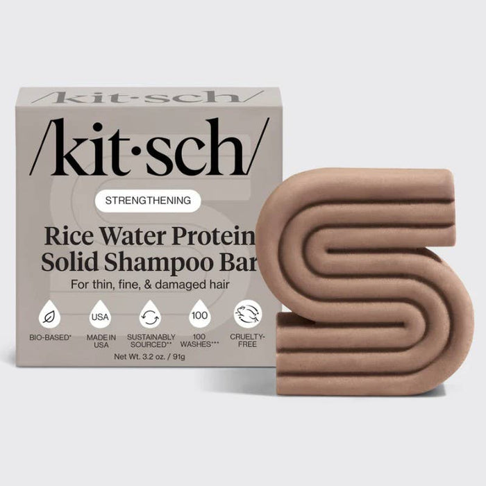 KITSCH Rice Water Shampoo Bar for Hair Growth