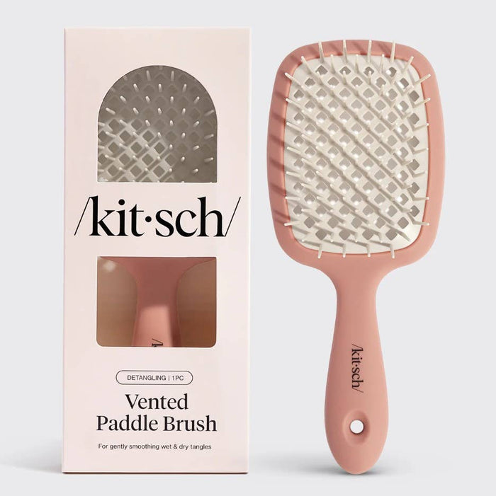 KITSCH Vented Paddle Brush - Terracotta