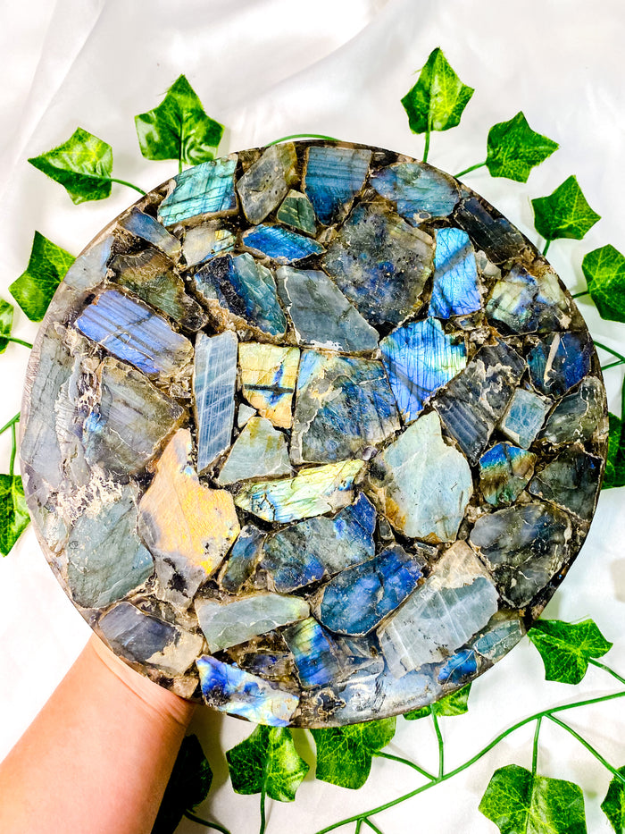 Labradorite Coaster/Plate (L)