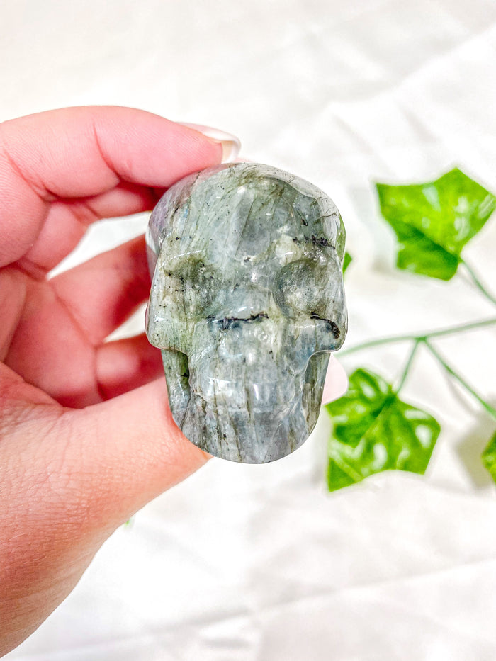 Labradorite Skull