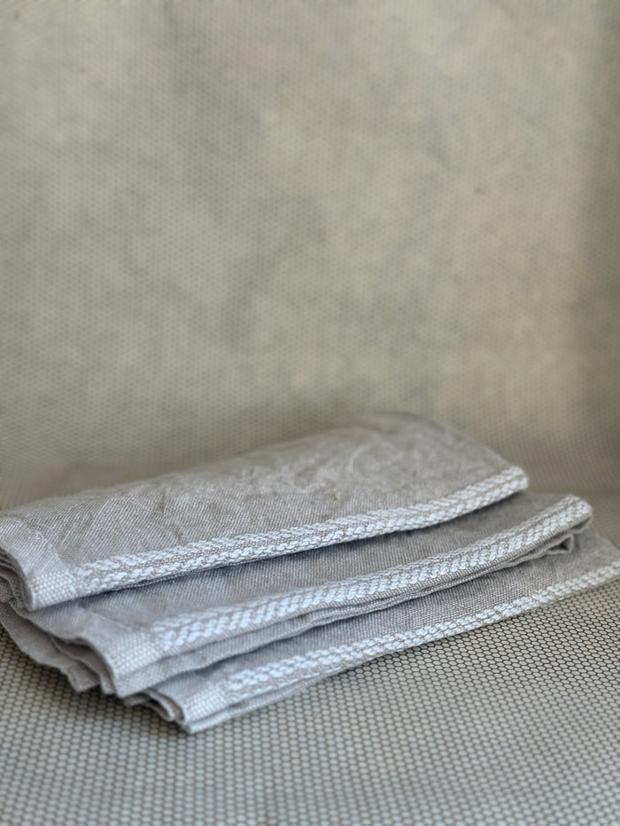 lapuan linen napkins embroidered woven in finland