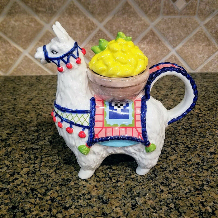 Lemon Llama Teapot Unique Collectible Decorative Kitchen Home Art Decor Goldminc