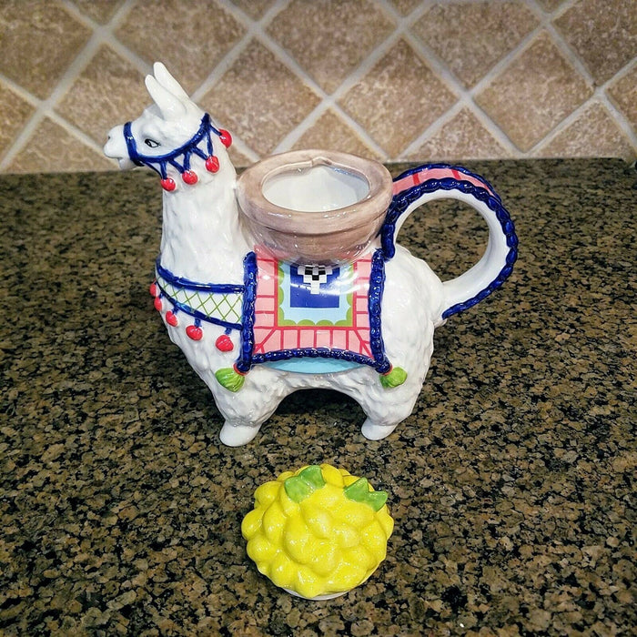 Lemon Llama Teapot Unique Collectible Decorative Kitchen Home Art Decor Goldminc