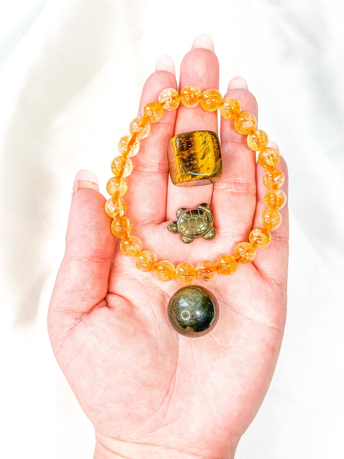 Leo - Zodiac Crystal Set