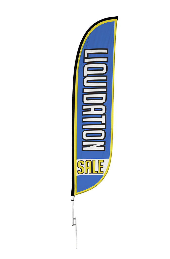 Liquidation Sale Feather Flag