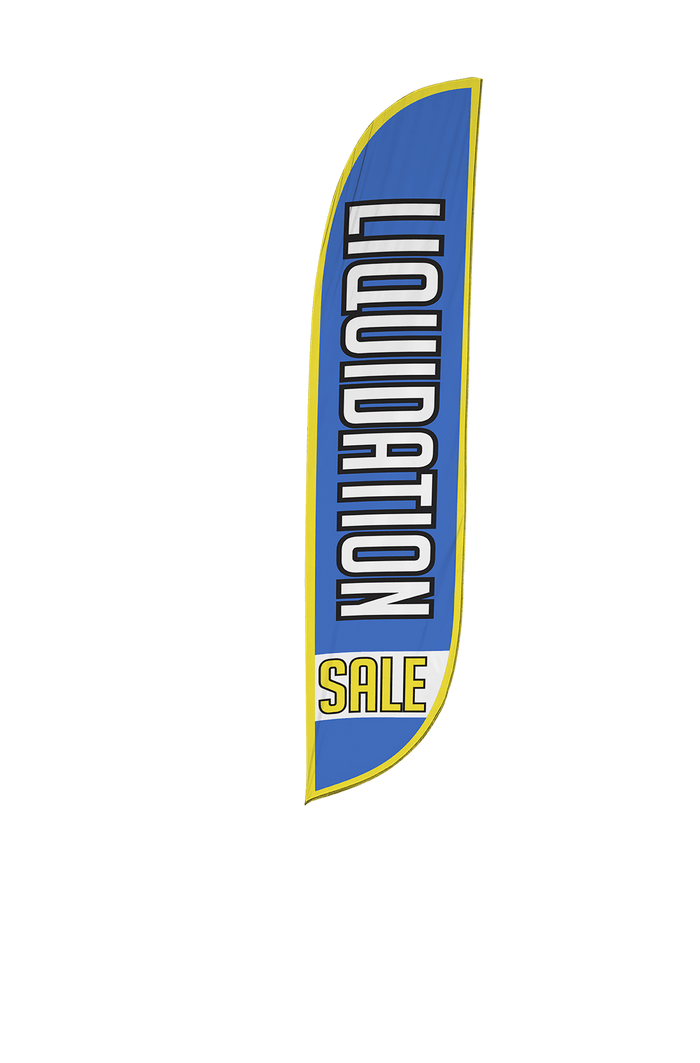 Liquidation Sale Feather Flag