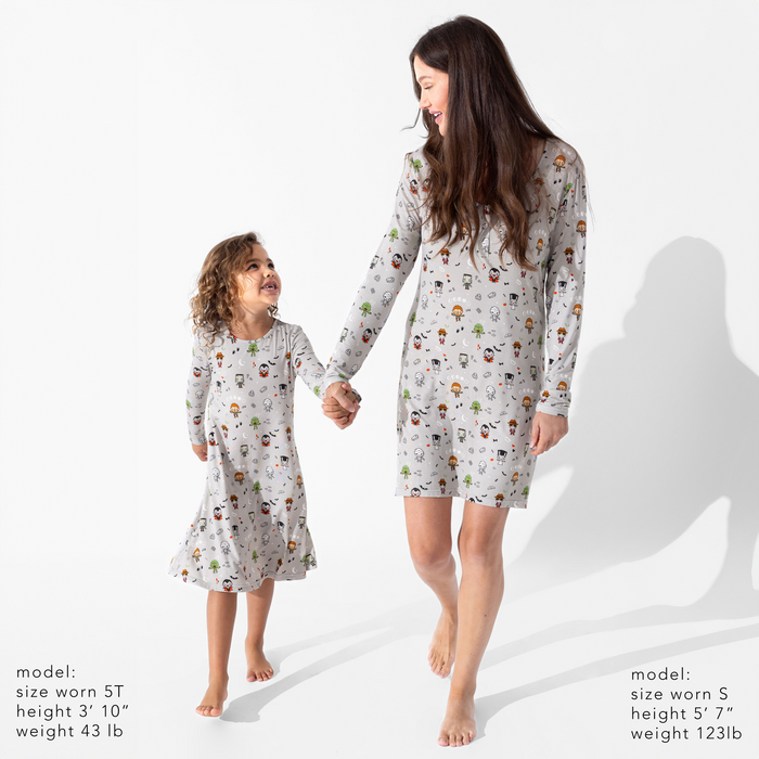 Little Monsters Bamboo Women's Nightgown