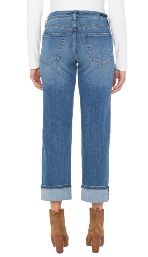 LIVERPOOL MARLEY GIRLFRIEND CROP W CUFF-CAMPUS