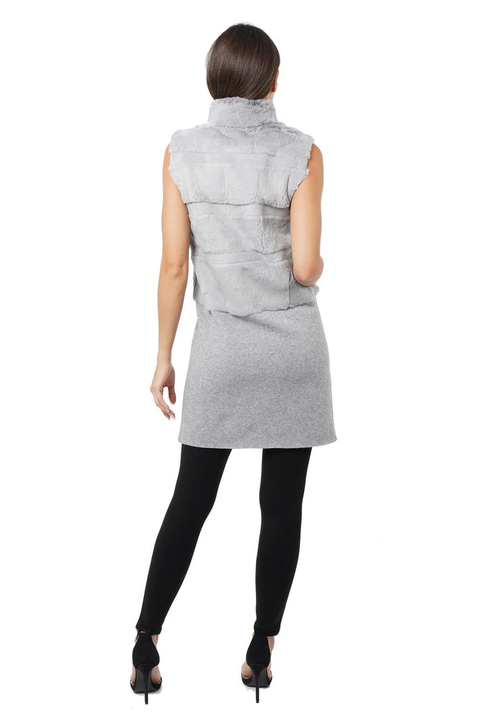 Love Token Earl Genuine Rabbit Vest - LT10-78