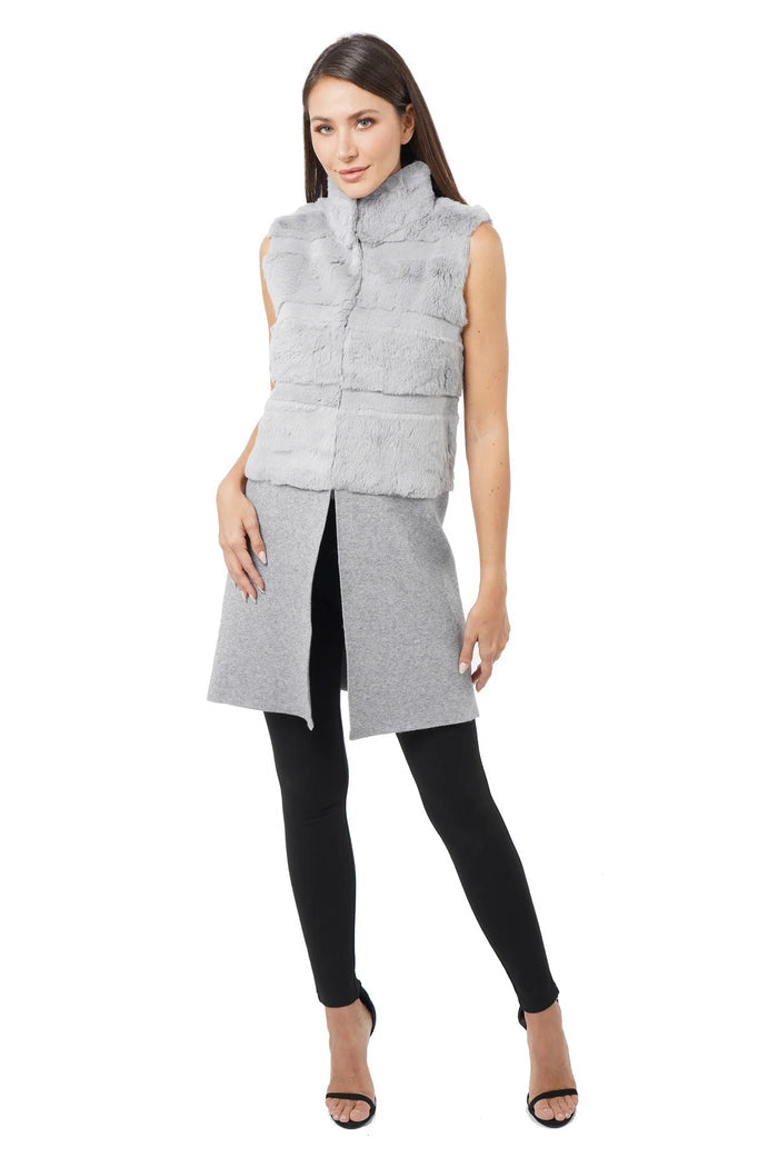 Love Token Earl Genuine Rabbit Vest - LT10-78