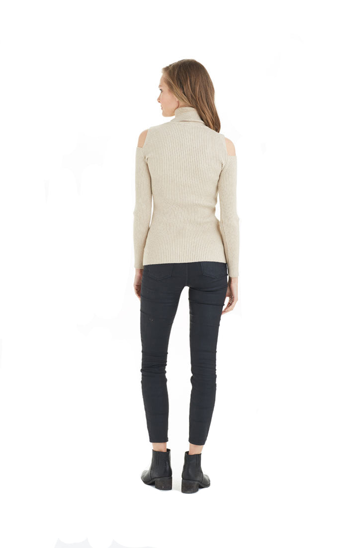 Love Token Sara Cold Shoulder Sweater - LT10-74