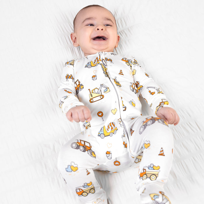 Love Trucks Bamboo Convertible Footie