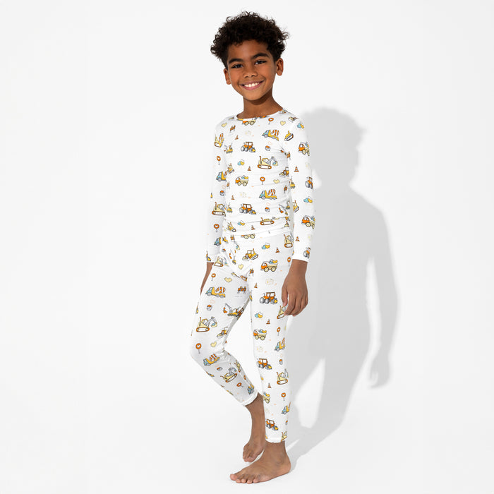 Love Trucks Bamboo Kids Pajamas