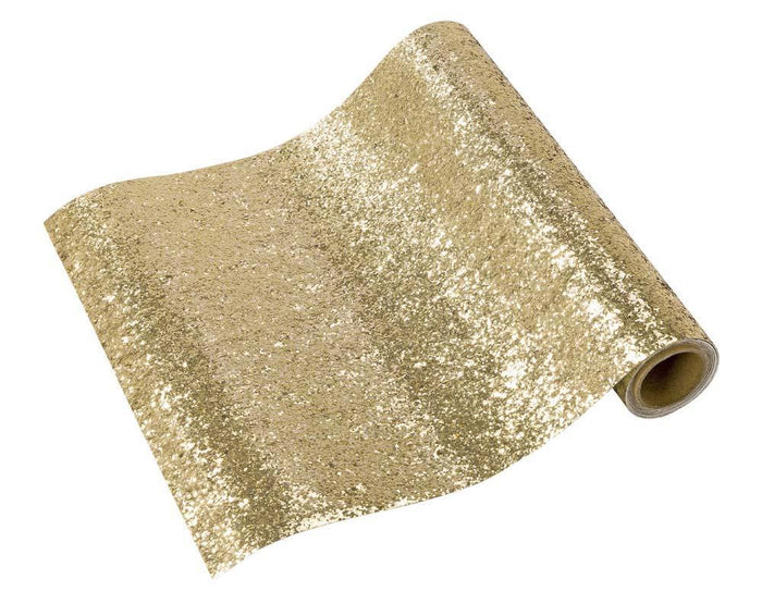 Luxe Gold Glitter Table Runner