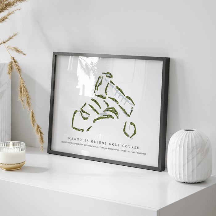 Magnolia Greens Golf Course | Golf Course Map | On Table