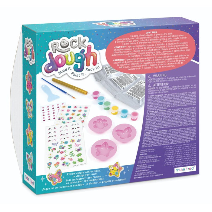 Make It Real - Glowing Garden Rock Dough Set 19 Pce