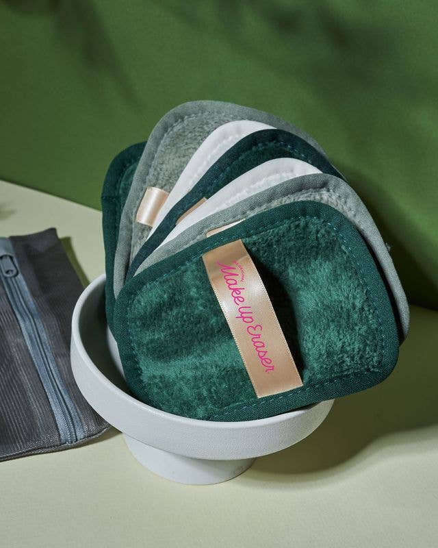 MakeUp Eraser Earthy Greens 7-Day Set | No Waste