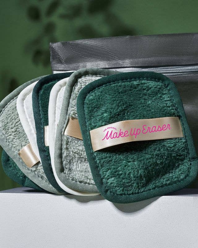MakeUp Eraser Earthy Greens 7-Day Set | No Waste