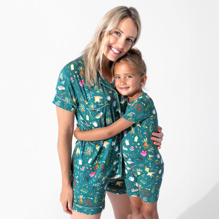 Mandrake's Potions & Herbs Bamboo Kids Pajama Short Set