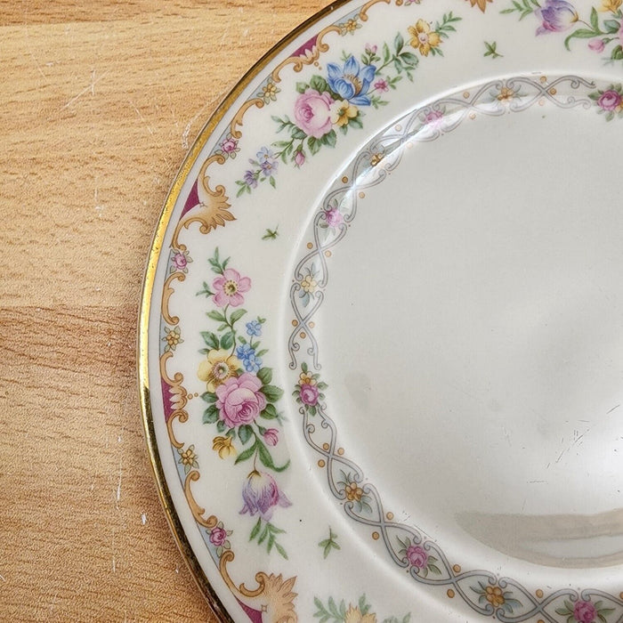 Marlene by Syracuse Dessert Pie Plate 7 1/8" Set of 2 Ceramic Old Ivory USA Made