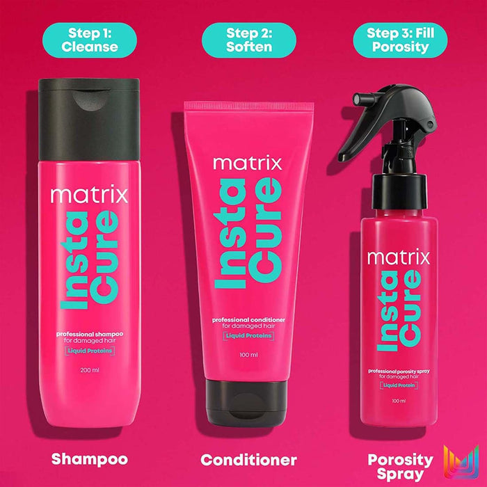 Matrix Professional InstaCure Liquid Protein Combo for Damaged Hair