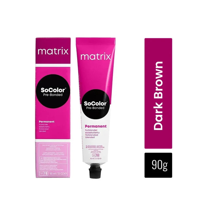 Matrix Socolor 3NN Dark Brown Hair Color + 20 Vol Developer 1000ml Combo